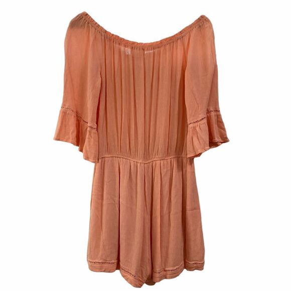 Nectar Clothing Off The Shoulder Shorts Romper - Picture 7 of 10